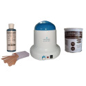 Kit épilation 800 ml  - Cire pelable CHOCOLAT - Pot 800 ml