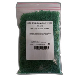 200g Perles cire à épiler traditionnelle Verte