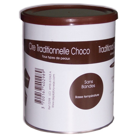 Cire chaude, pot 800ml CHOCOLAT