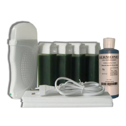 Kit épilation 4 x 100 ml - CHLOROPHYLLE - Cire à épiler