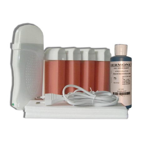 Kit épilation 4 x 100 ml - ROSE - Cire à épiler
