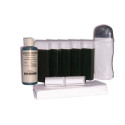 Kit d'épilation 7 x 100 ml cire à épiler Chlorophylle, bandes, huile