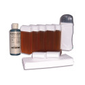 Kit épilation 7 x 100 ml cire à épiler TOPAZ type MIEL, bandes, huile