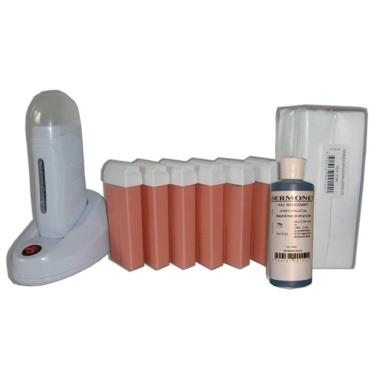 Rose - NEO - Kit épilation 6 x 100ml cire roll on