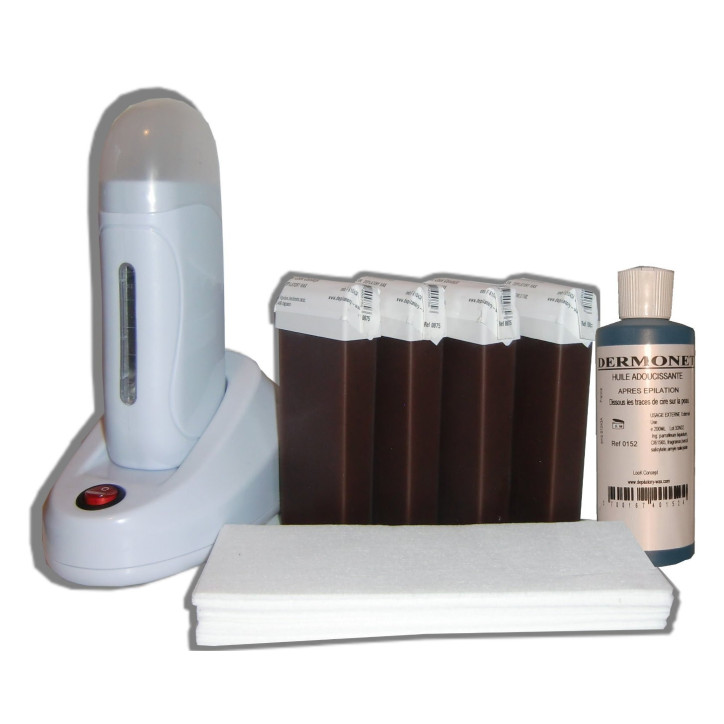 Chocolat - NEO - Kit épilation 4 x 100ml cire roll on Chocolat - NEO - Kit épilation 4 x 100ml cire roll on