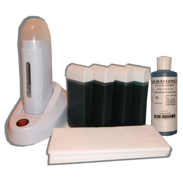 Azur - NEO - Kit épilation 4 x 100ml cire roll on Azur - NEO - Kit épilation 4 x 100ml cire roll on