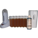 Kit épilation 6 x 100ml, recharges roll On Miel