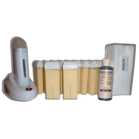 Kit épilation 12 x 100ml nacrée roll on, cire hypoallergénique