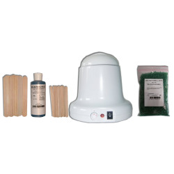 Kit 400ml Verte Cire Traditionnelle 200g Perles