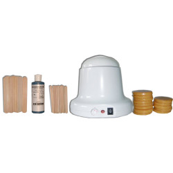 Kit 400ml Blonde Cire Pelable 200g Galets