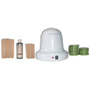 Kit 400ml Verte Cire Traditionnelle 200g Galets
