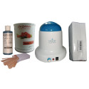Kit épilation FUSHIA Pot 800 ml Cire jetable, huile, bandes