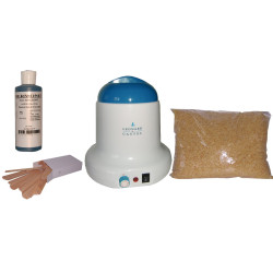 Kit épilation 800 ml, Cire Traditionnelle Jaune 1 kg Pastilles