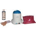 Kit épilation 800 ml - Cire Traditionnelle Rose 1 kg Pastilles