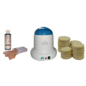 Kit épilation 800 ml - 1 kg cire à épiler pelable galets IVOIRE