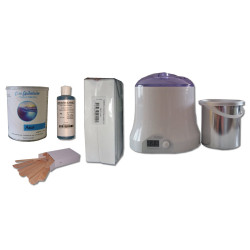 Cid Epil. Kit épilation AZUR Pot 800 ml Cire jetable