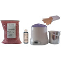 Cid Epil. Kit épilation 800 ml - Cire Pelable Rose 1 kg Perles