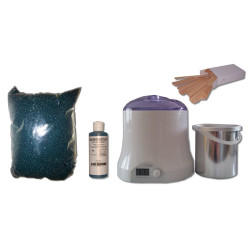 Cid Epil. Kit épilation 800ml - Cire Pelable Outremer 1 kg Perles