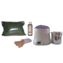 Cid Epil. Kit épilation 800 ml - Cire traditionnelle Verte 1 kg Perles
