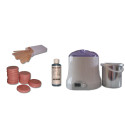 Cid Epil. Kit épilation 800 ml. 1 kg cire à épiler pelable galets ROSE