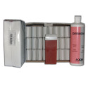 FRUITS ROUGES - Recharge cire roll on - 24 x 100 ml - Bandes, huile 500 ml