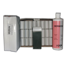 Chlorophylle - Recharges cire roll on - 24 x 100 ml - Bandes, huile 500 ml
