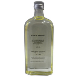 Huile adoucissante de massage pour le corps parfum Monoï, flacon de 500 ml