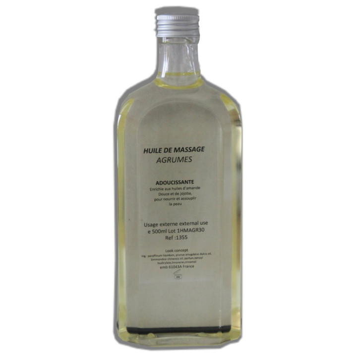 Agrumes - Huile de massage adoucissante - 500 ml Agrumes - Huile de massage adoucissante - 500 ml