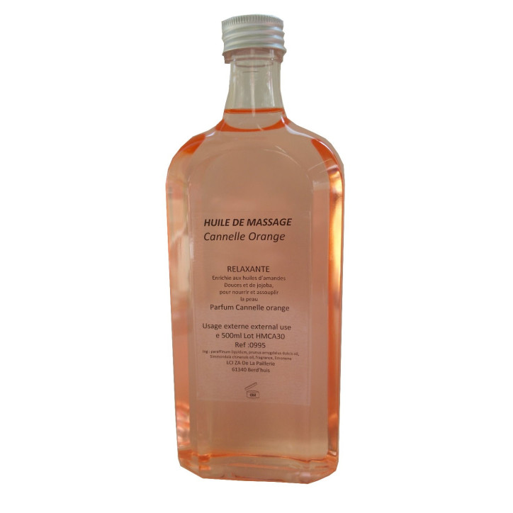 Cannelle Orange - Huile de massage adoucissante - 500 ml