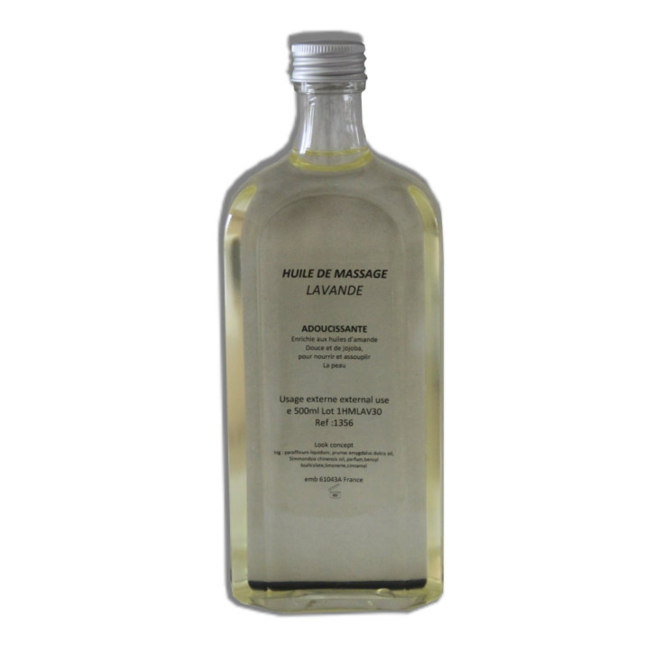 Lavande - Huile de massage adoucissante 500 ml Lavande - Huile de massage adoucissante 500 ml