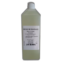 Huile de massage adoucissante pour le corps au parfum Camomille 1 litre