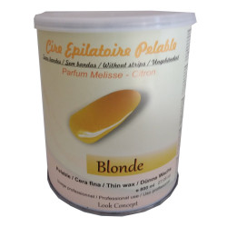 Pot 800 ml cire à épiler Pelable BLONDE