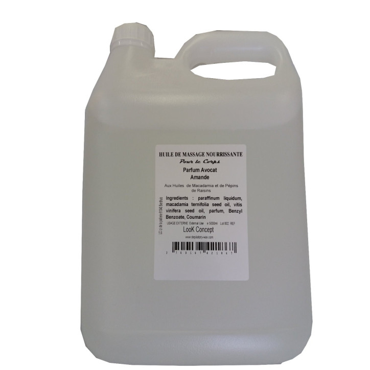 Avocat Amande - Huile de massage nourrissante - 5 litres Avocat Amande - Huile de massage nourrissante - 5 litres