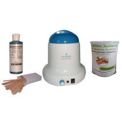 Kit épilation VERTE, Pot 800 ml Cire traditionnelle