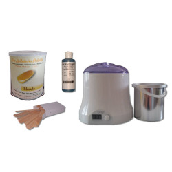 Kit épilation cire pelable blonde en pot de 800 ml