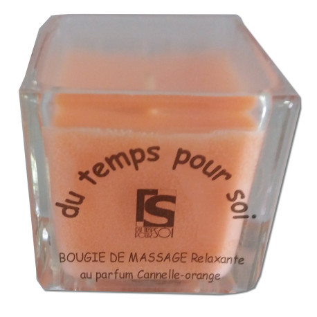 Bougie de massage 60g Cannelle Orange
