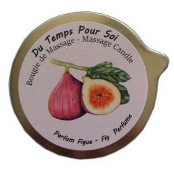 Figue 150 g -Bougie de massage à l'huile chaude