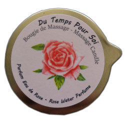 Eau de rose 150 g - Bougie de massage