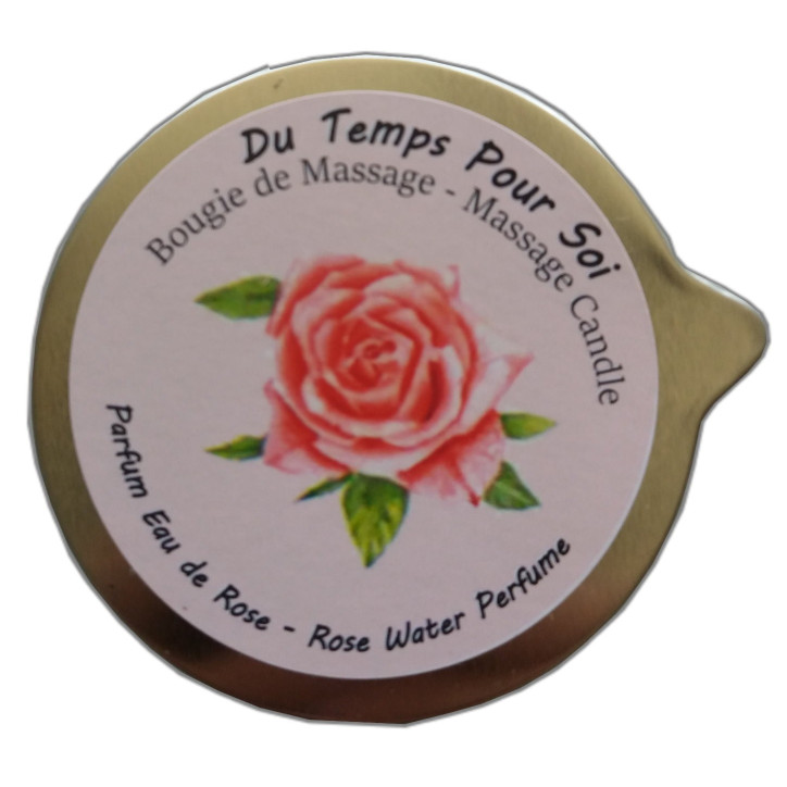 Eau de rose 150 g - Bougie de massage Eau de rose 150 g - Bougie de massage