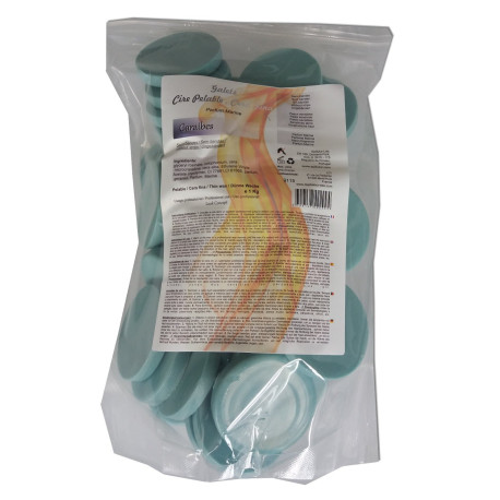 Caraïbes. 1kg galets de cire à épiler pelable fine