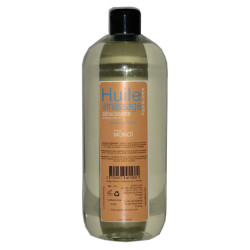 Huile adoucissante de massage auparfum du Monoï, flacon d'1 litre