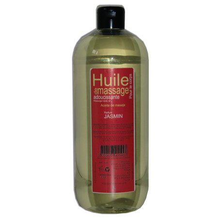 Huile de massage adoucissante parfum Jasmin,1 litre