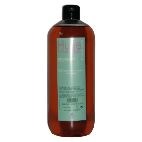 Huile adoucissante de massage pour le corps Cannelle Eucalyptus Cèdre, 1 litre