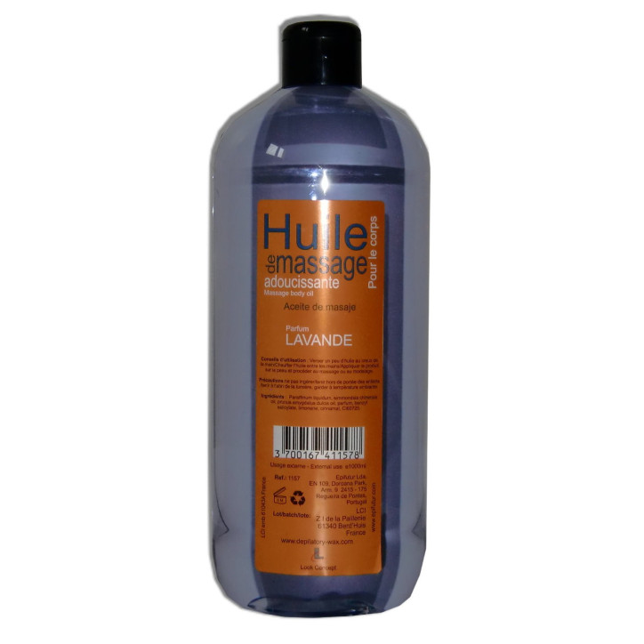 Lavande - Huile de massage adoucissante 1 litre Lavande - Huile de massage adoucissante 1 litre