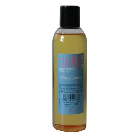 Huile adoucissante de massage cannelle orange 200 ml