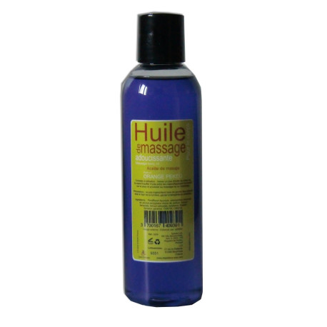 Huile adoucissante de massage pour le corps, parfumée orange pekeo 200 ml