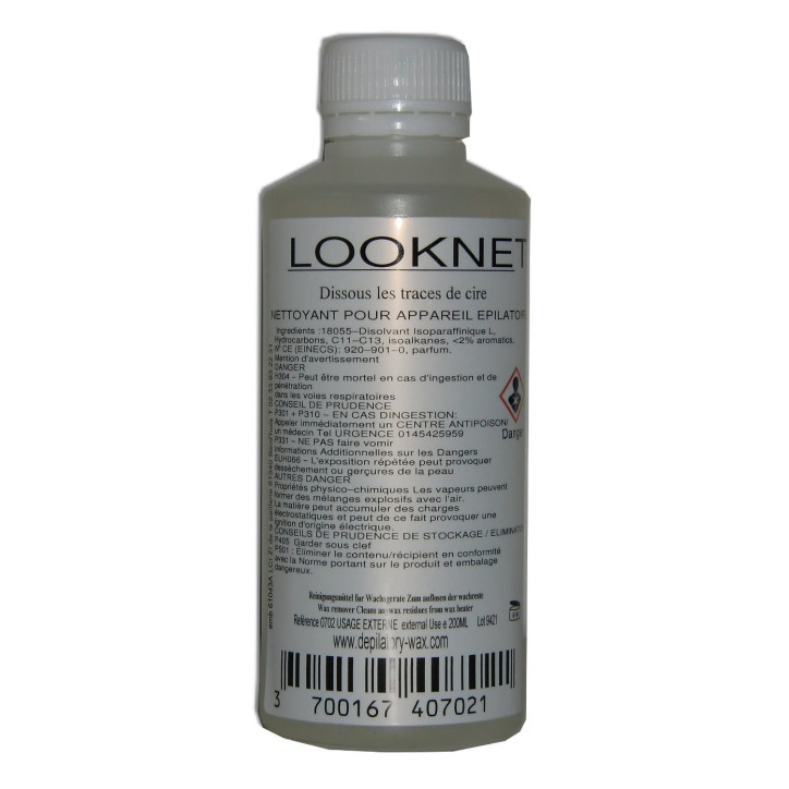 Solvant cire - Looknet - 200 ml Solvant cire - Looknet - 200 ml