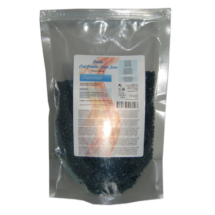 Outremer - 200g perles bleues, cire pelable Outremer - 200g perles bleues, cire pelable