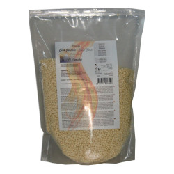Cire Pelable en perles BLANCHE, 1 kg. La meilleure cire pour le maillot.