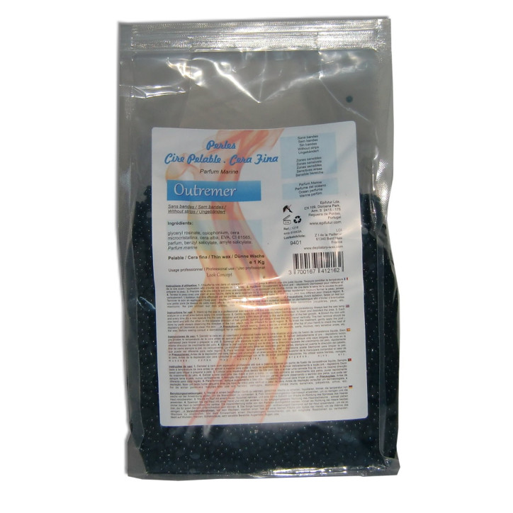 Outremer - 1 kg Cire à épiler pelable en perles Outremer - 1 kg Cire à épiler pelable en perles